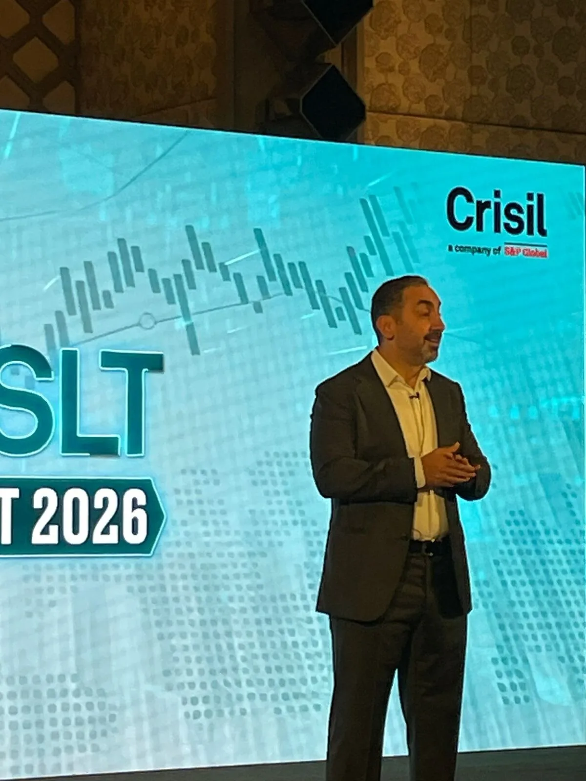 Zahi Abdein delivering a keynote on stage